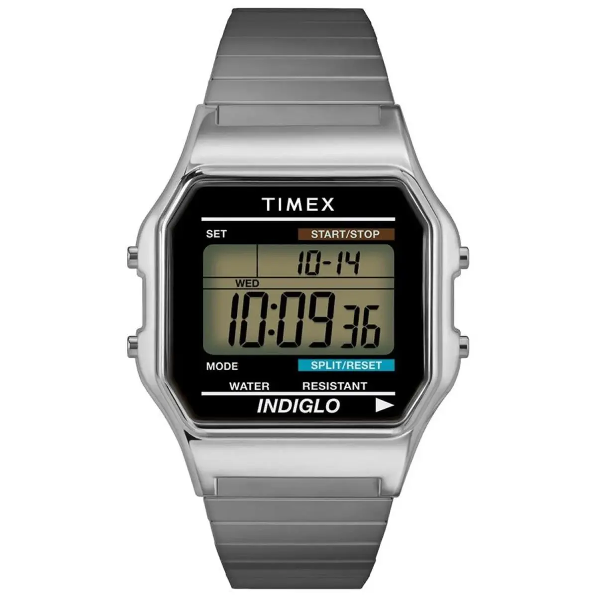 Timex Men`s Classic Digital Grey Dial Watch - T78587