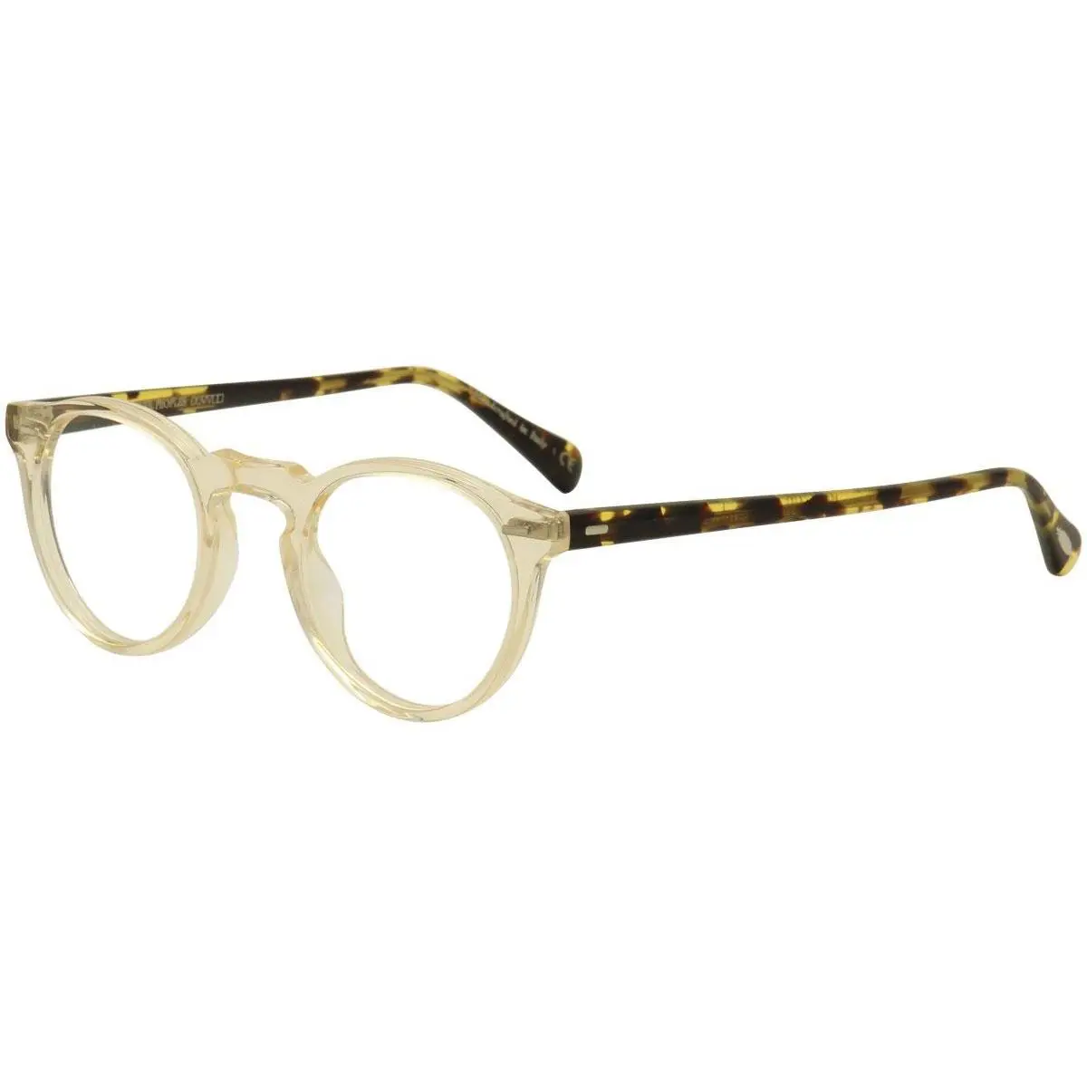 Oliver Peoples Gregory Peck OV5186 1485 Eyeglasses Frame Men`s Buff/tortois 45mm - Frame: Brown