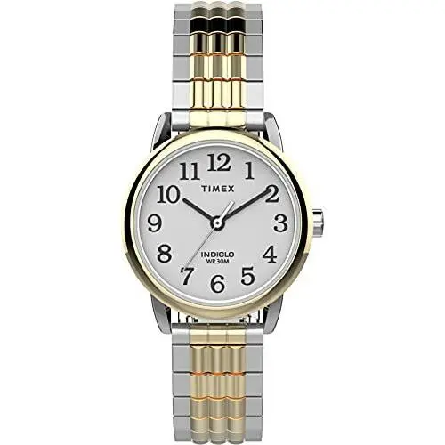 TW2V05900 Easy Reader Women`s 2-Tone Expansion Indiglo by Timex