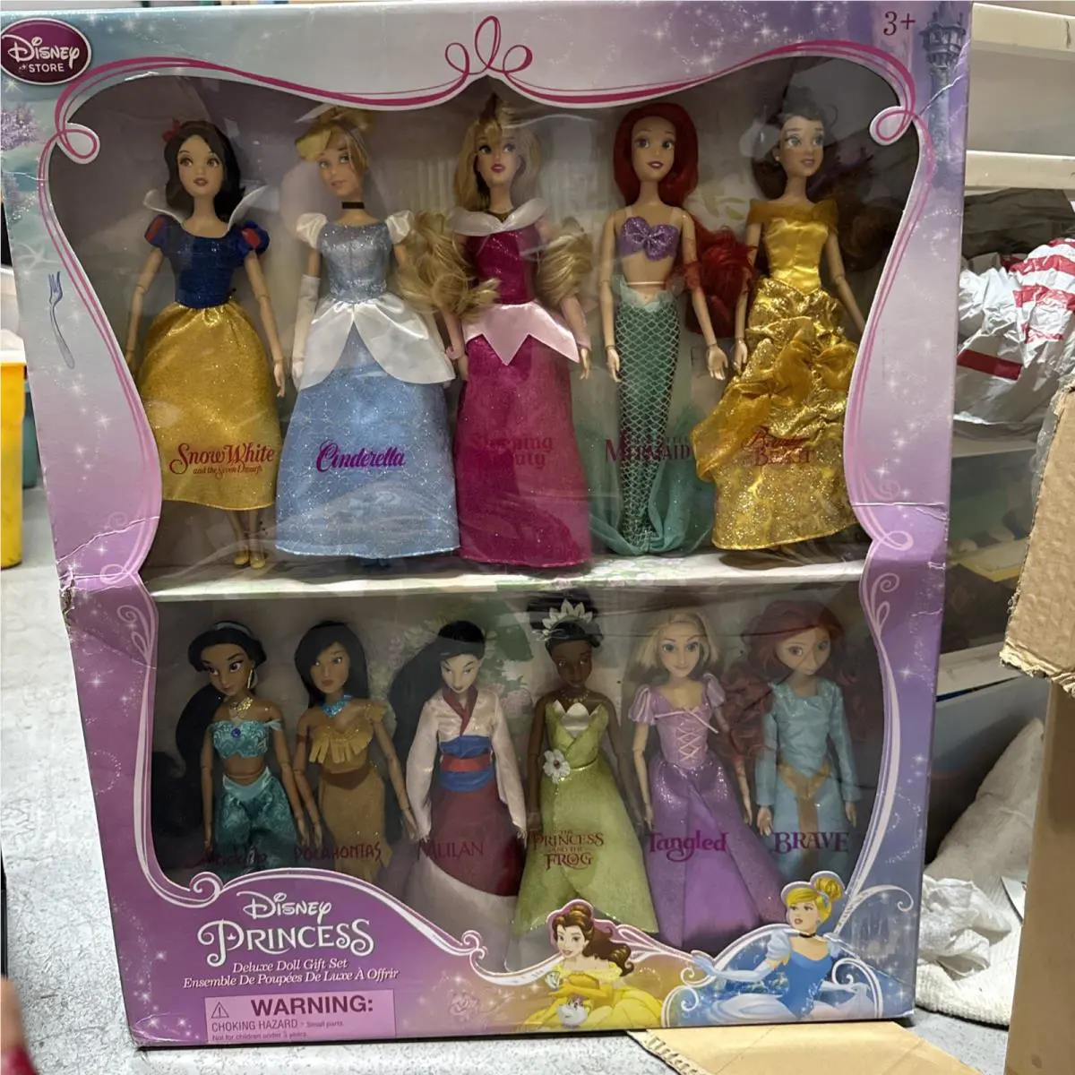 Disney Store Princess Classic Deluxe Collection Princess Dolls Set Of 10 2016