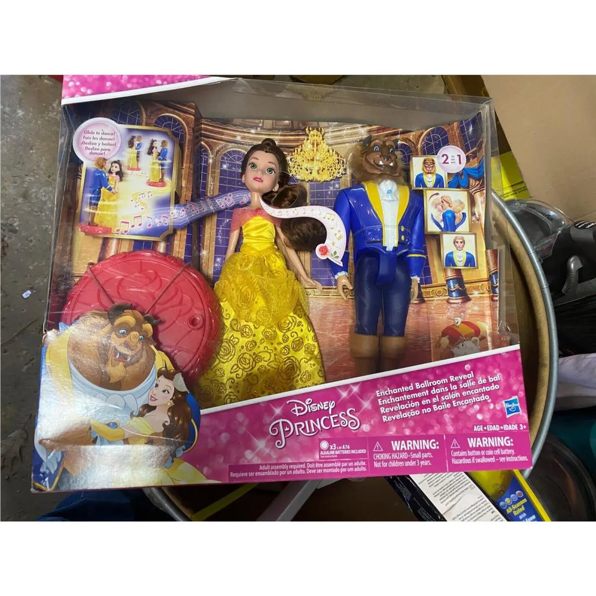 Disney Princess Enchanted Ballroom Reveal Beauty and The Beast Belle