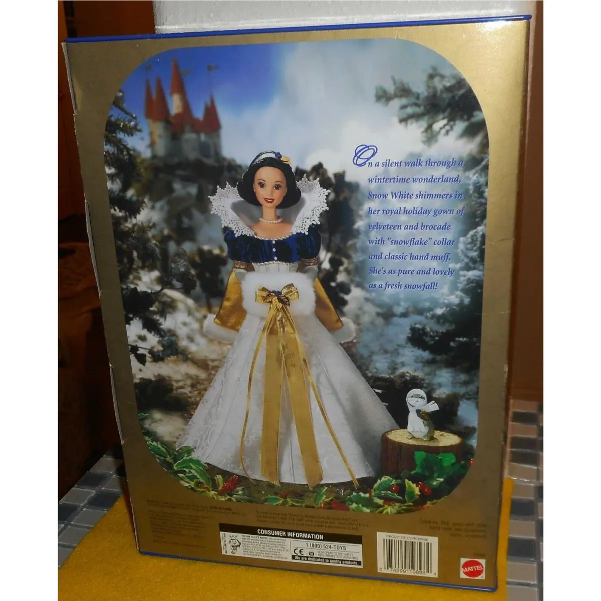 Disney Mattel Holiday Princess Snow White 3RD. Series Doll