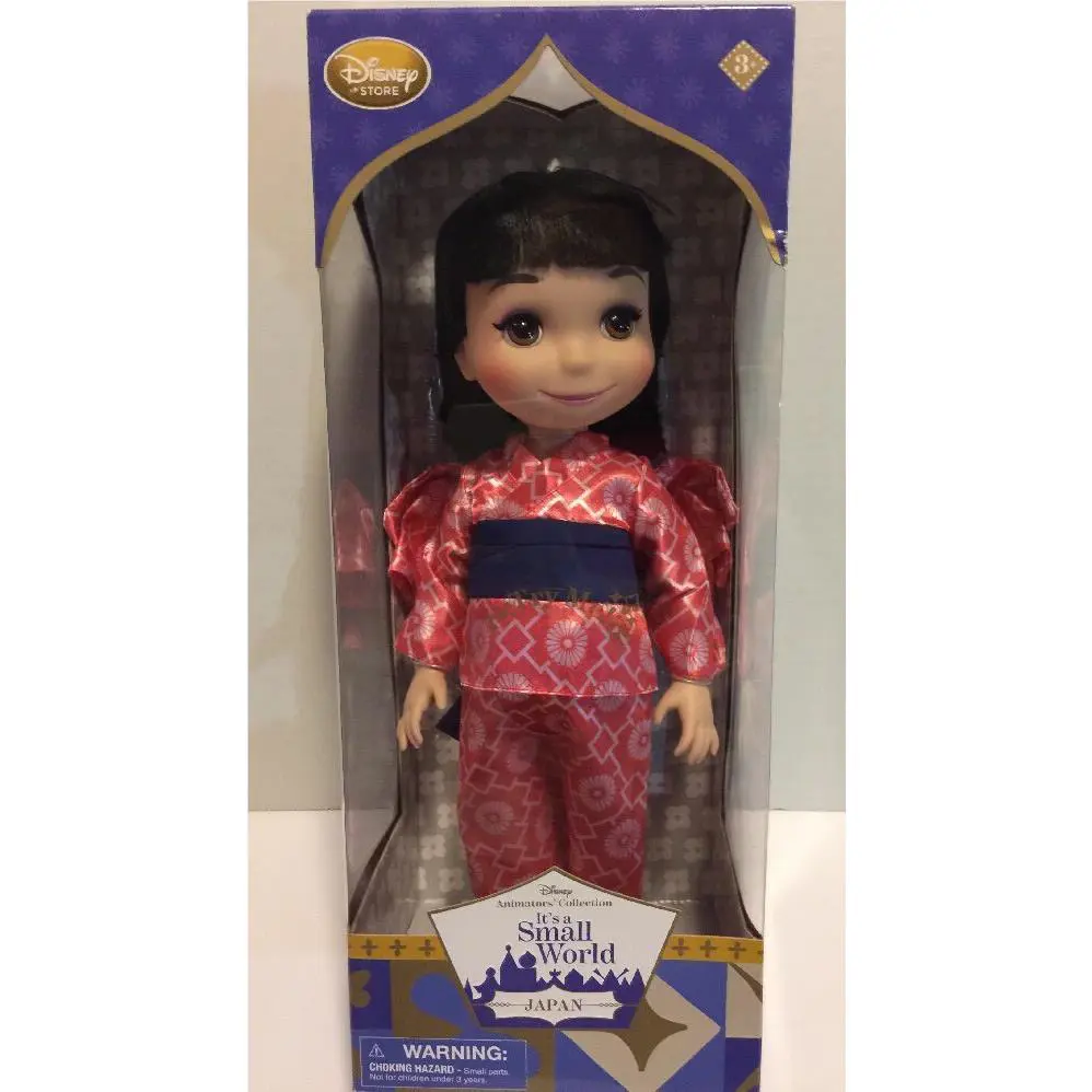 Disney Animator`s Collection Doll It`s a Small World Japan Singing Doll 16 H