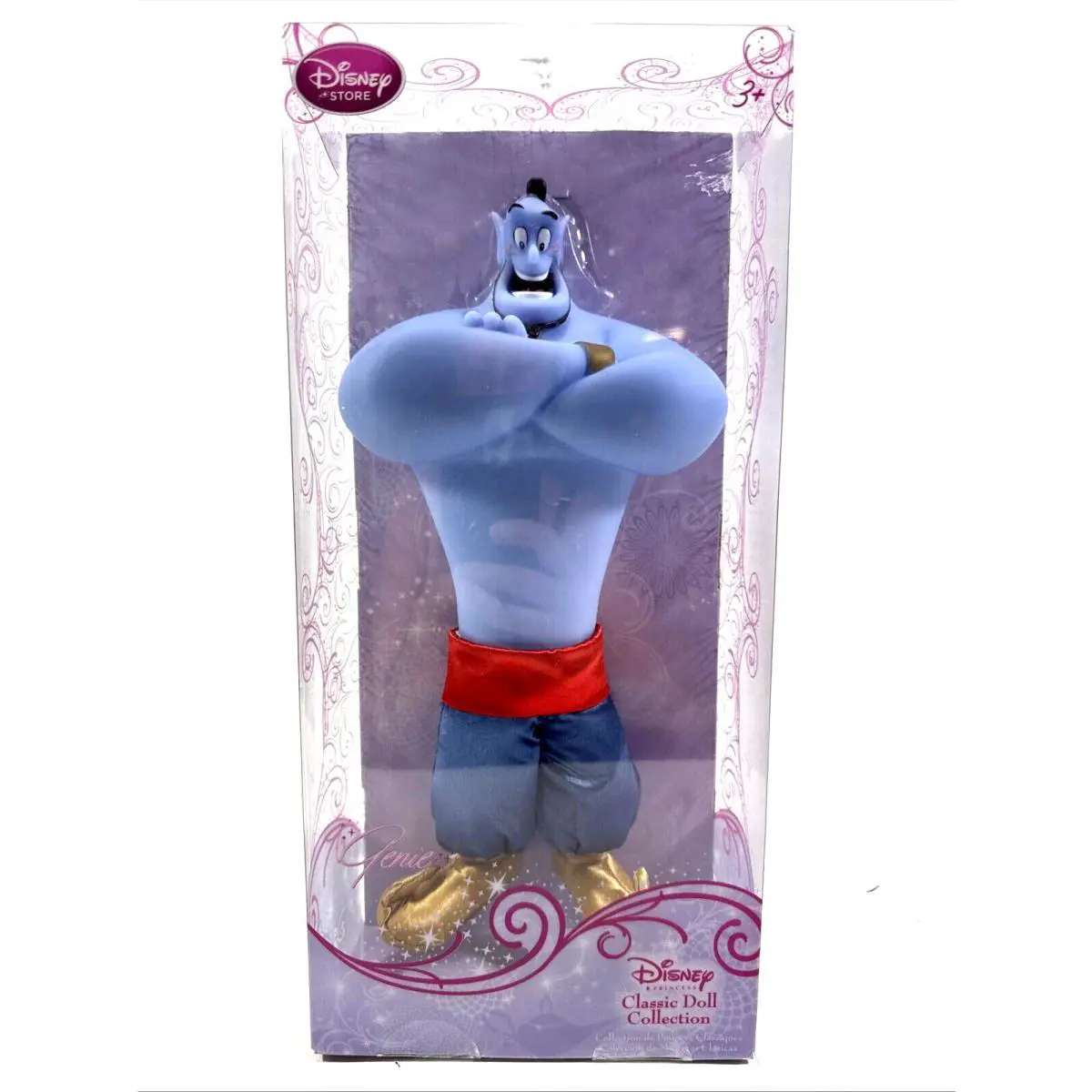 Aladdin Classic Genie Plush and Vinyl Doll Toy 12 Vintage Disney Store