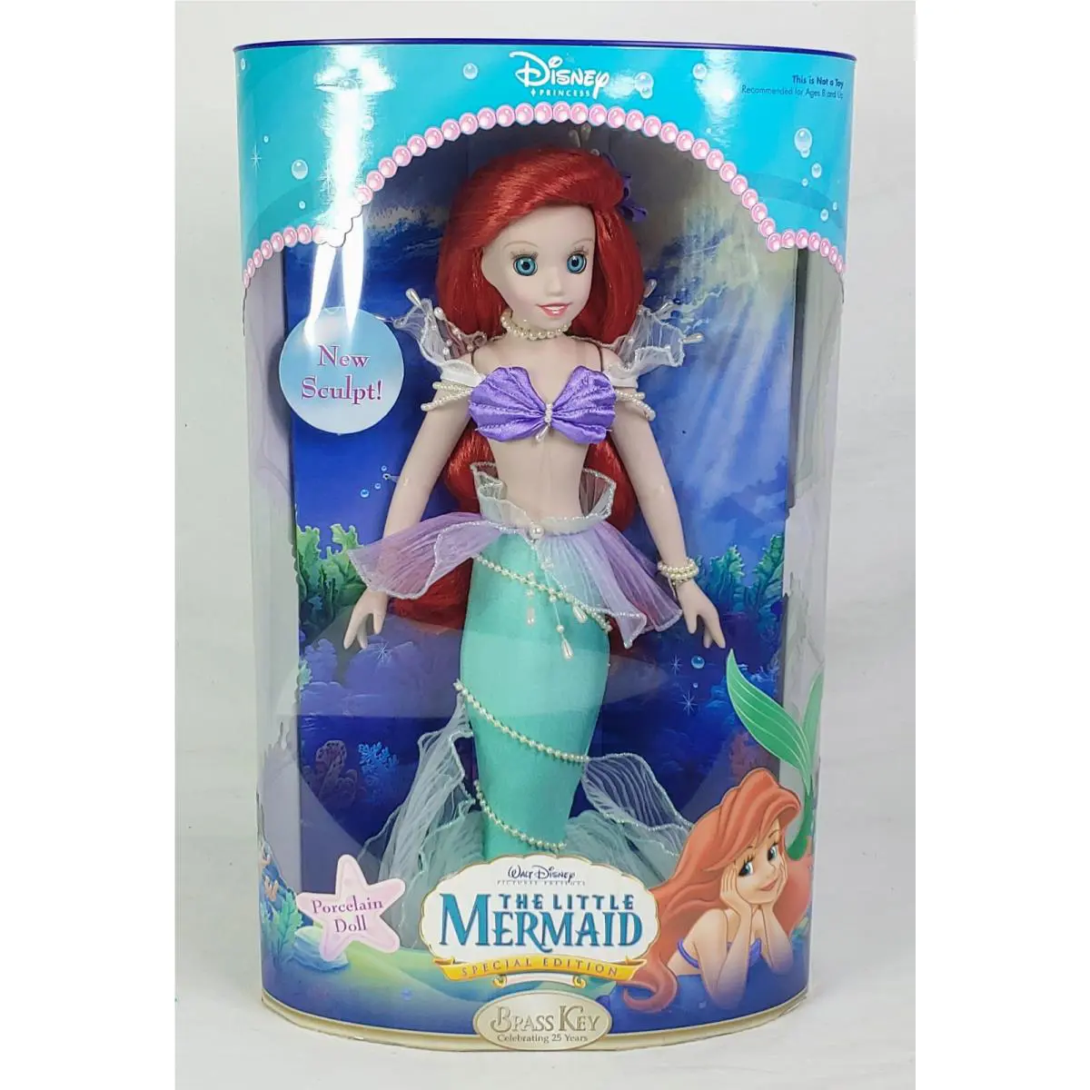 2006 Brass Key Disney l Special Edition The Little Mermaid Porcelain Doll