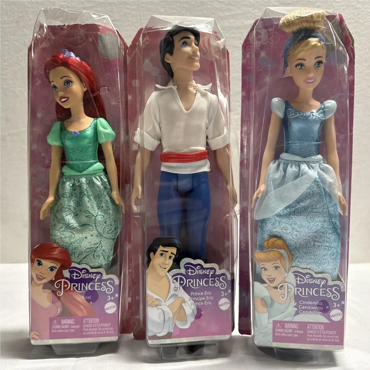 Includes Cinderella Disney Princess 11 Mattel Doll Blonde Blue Gown_distressbx