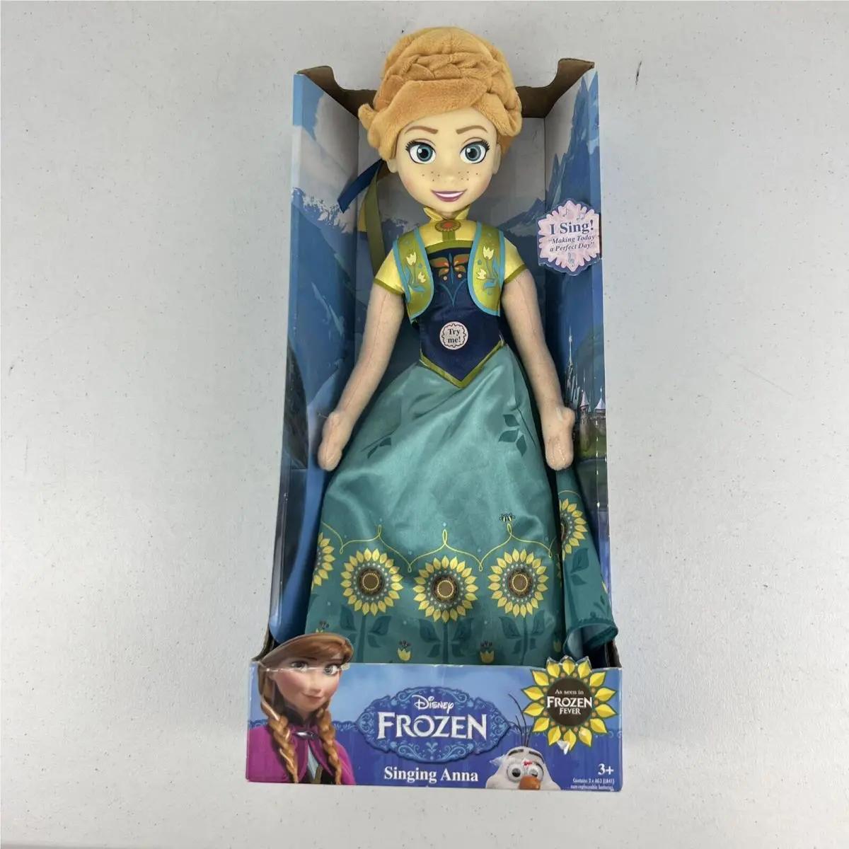 Frozen Fever Singing Princess Anna Disney Just Play Doll Ultra Rare