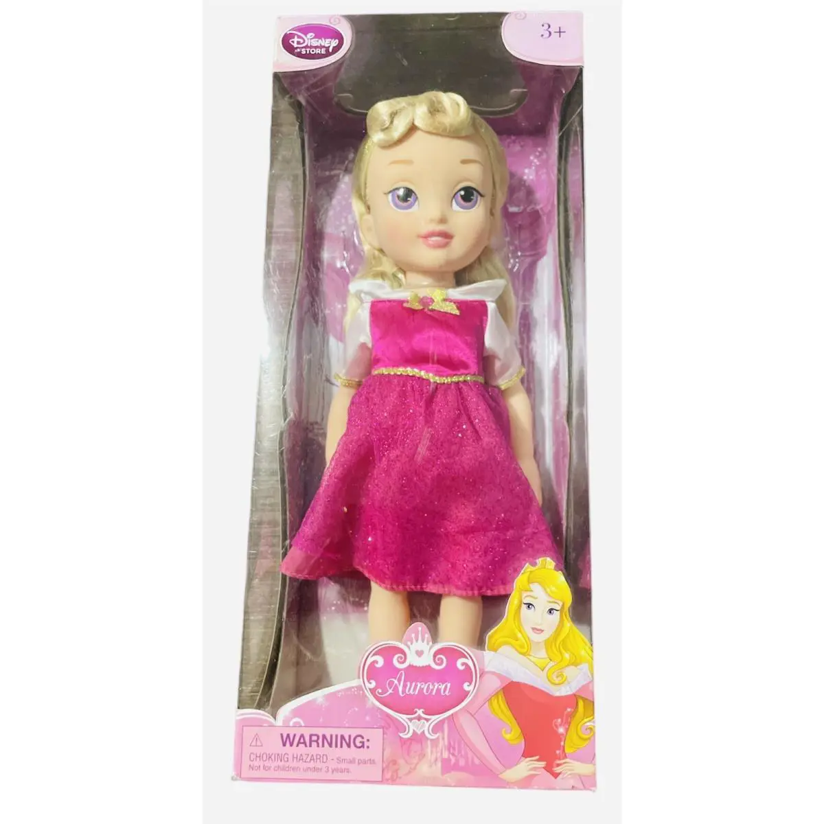 Disney Store Princess Collection Aurora 16 Toddler Doll Sleeping Beauty
