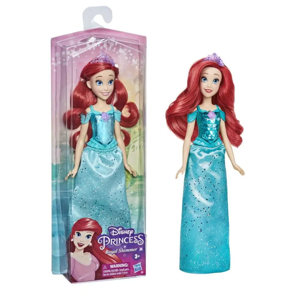 Royal Shimmer Ariel Doll Fashion Skirt Accessories Long Red Hair Disney Princess