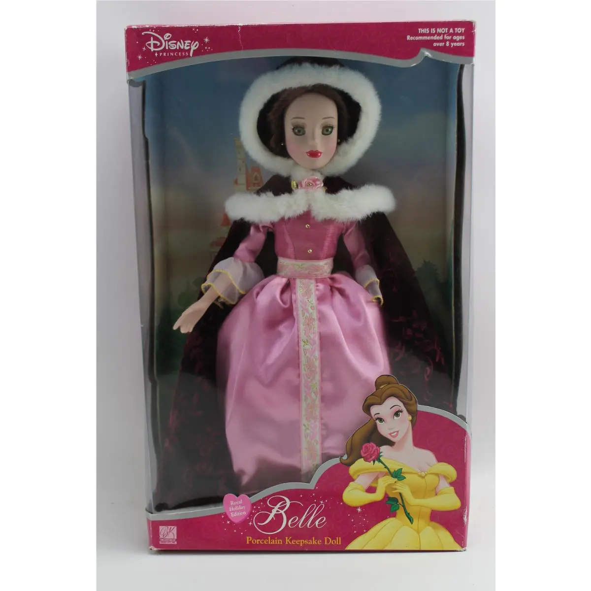 Disney Princess Belle Royal Holiday Edition Brass Key Keepsakes 16