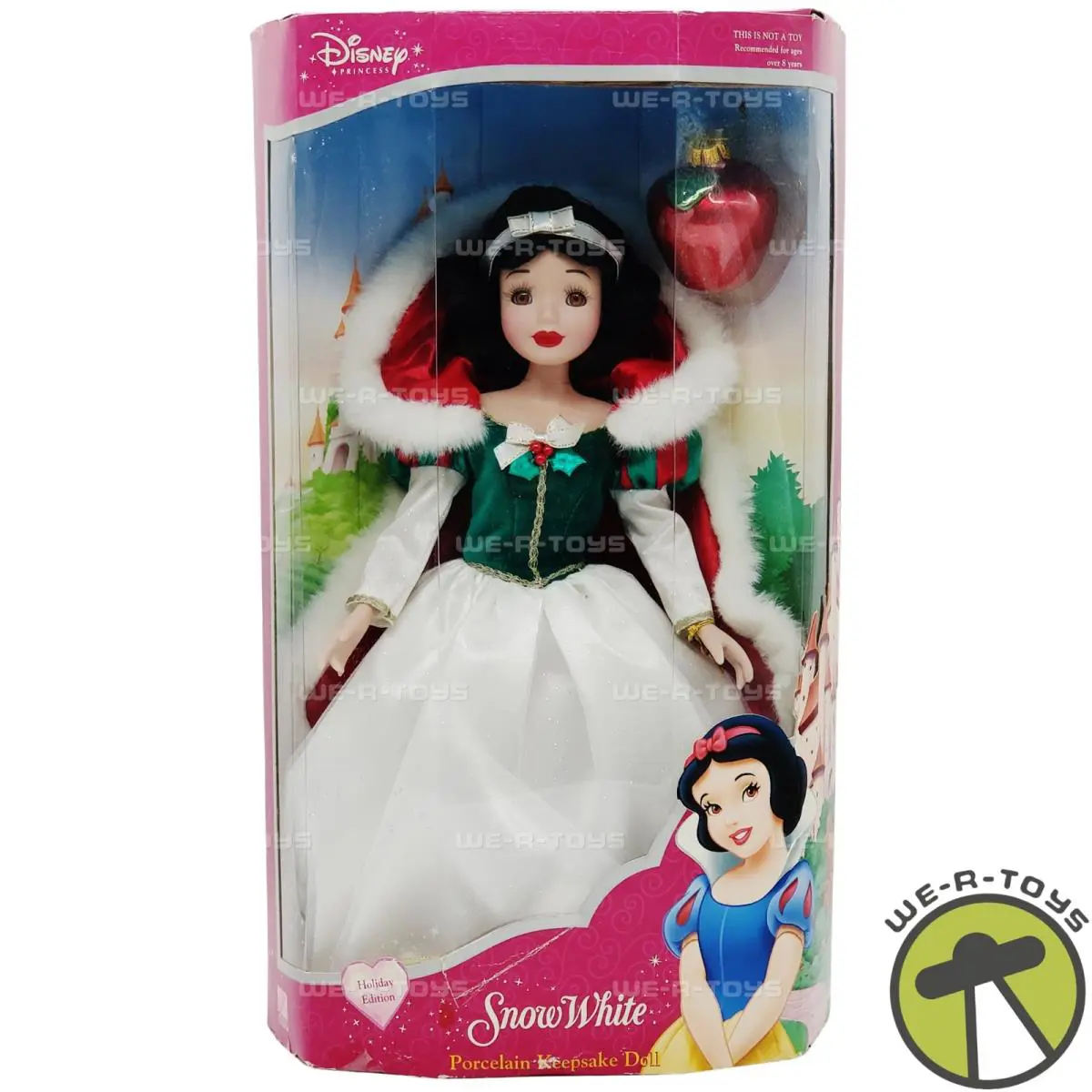 Disney Princess Holiday Edition Snow White Porcelain Keepsake Doll 2003