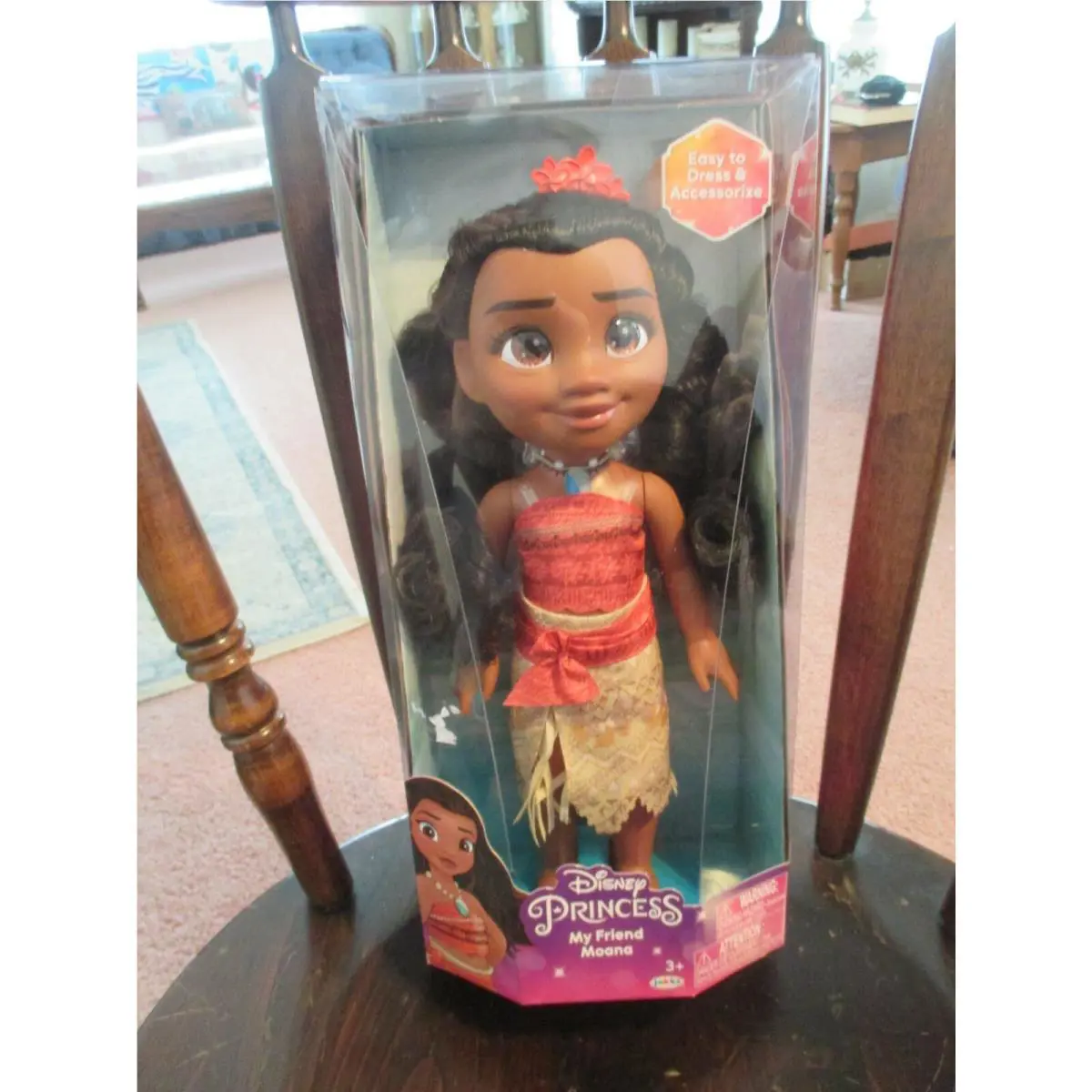 Disney Princess My Friend Moana Doll and Childs Moana Adventure Outfit sz 4-6
