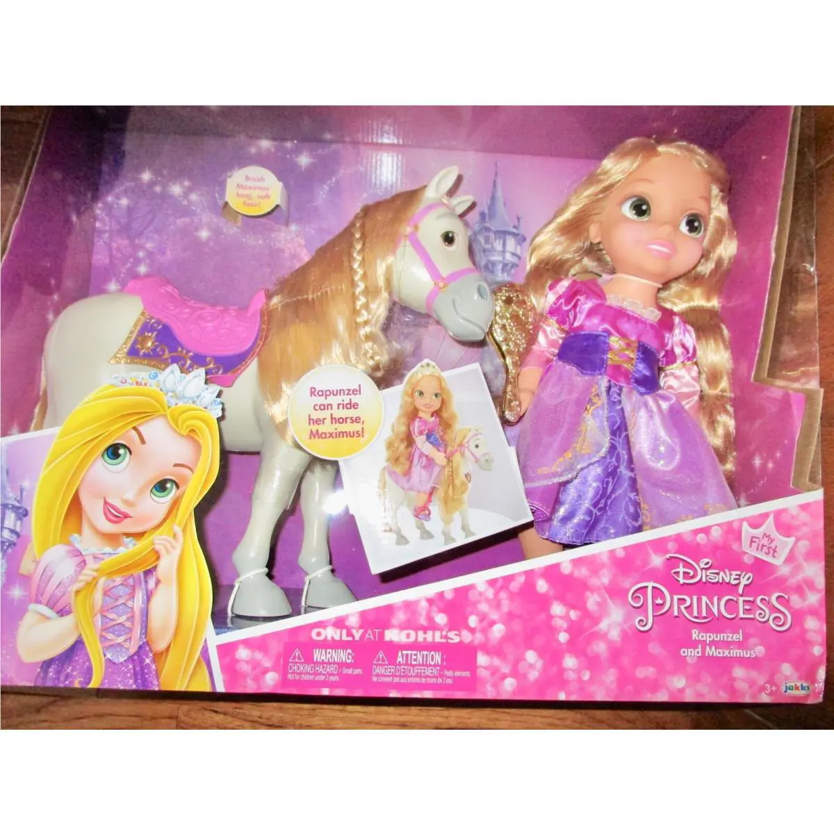 MY First Disney Princess Rapunzel Maximus Doll Horse U2