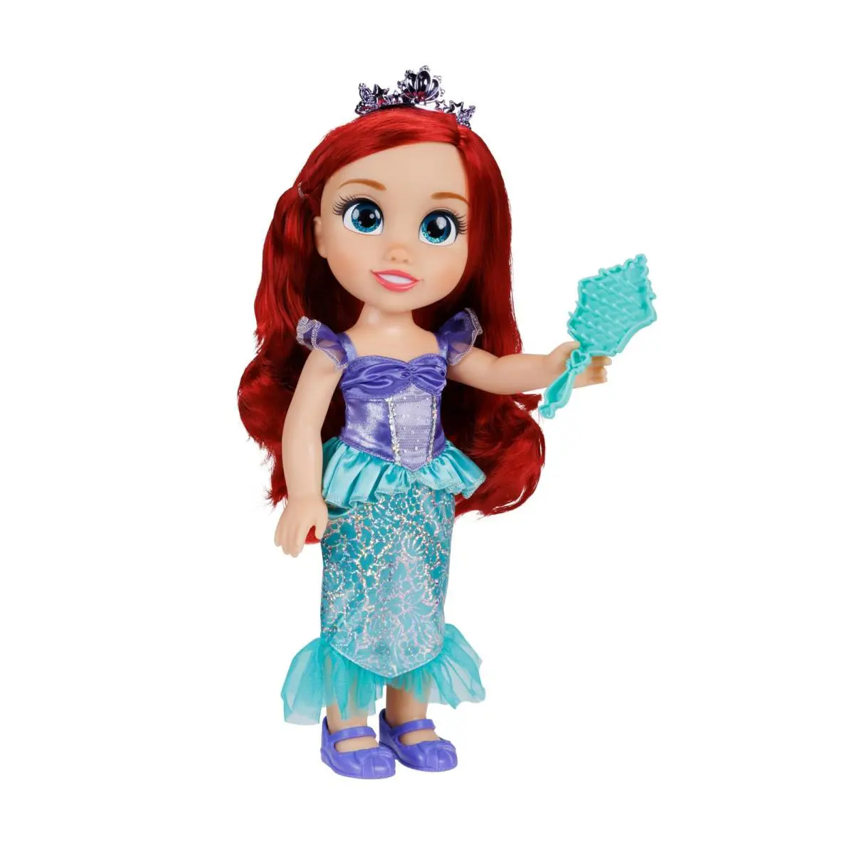 14 Inch Disney Princess Ariel Doll Mermaid Outfit Glitter Eyes Gift Idea