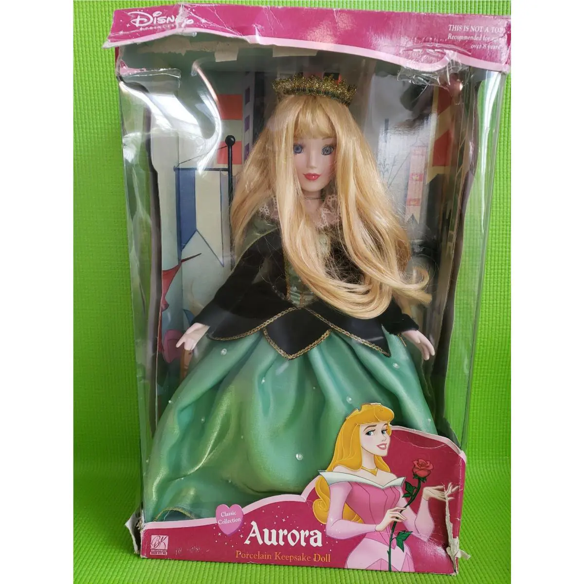 Disney Princess Classic Collection Aurora Porcelain Keepsake Doll 16 Vintage