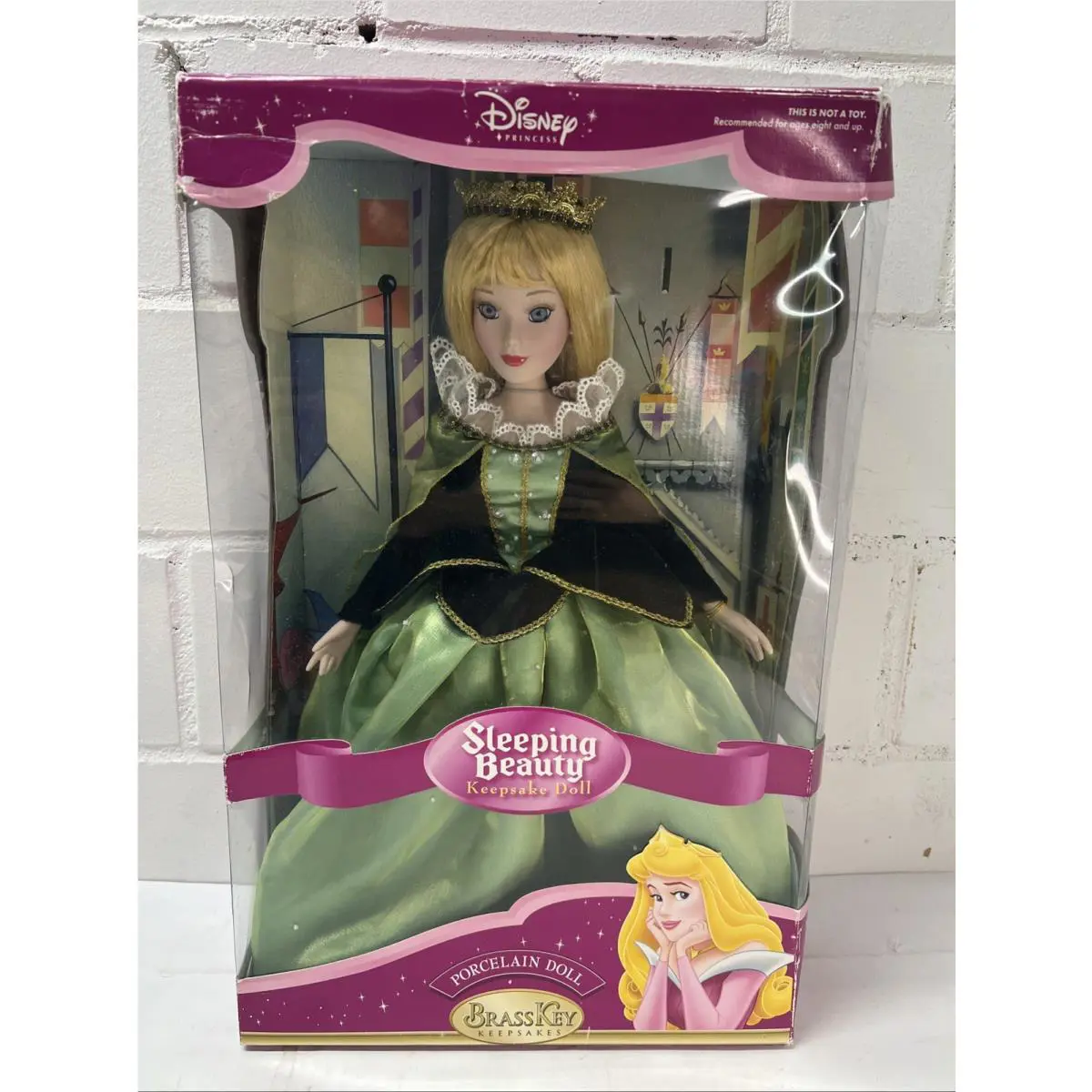 Disney Princess Sleeping Beauty Porcelain Keepsake Doll 17 2004