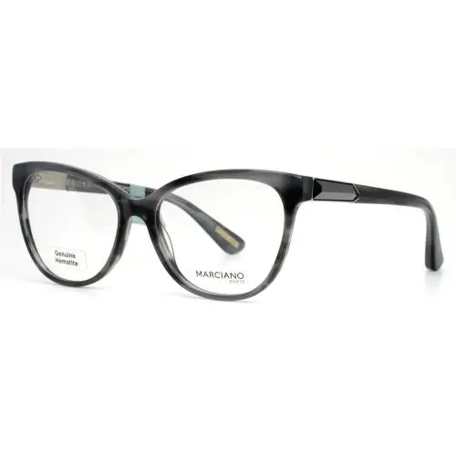 Guess by Marciano GM259 063 Grey Horn Womens Cat Eye Eyeglasses 55-16-135 B:43