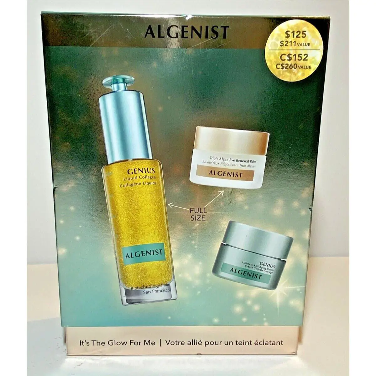 Algenist It`s The Glow For Me - Complete Skincare Set