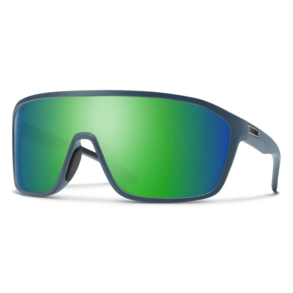 Smith Unisex Boomtown Performance Sunglasses - Matte Stone Crystal Frame Chrom - Frame: Green