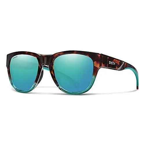 Smith Rockaway Sunglasses Tortoise Crystal Fade/chromapop Polarized Opal Mirror by Smith Optics