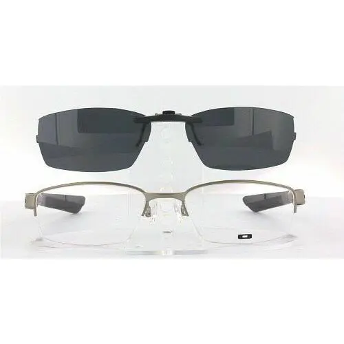 Custom Made For Oakley DOUBLE-TAP-OX3123-51X18 Polarized Clip-on Sunglasses Eye