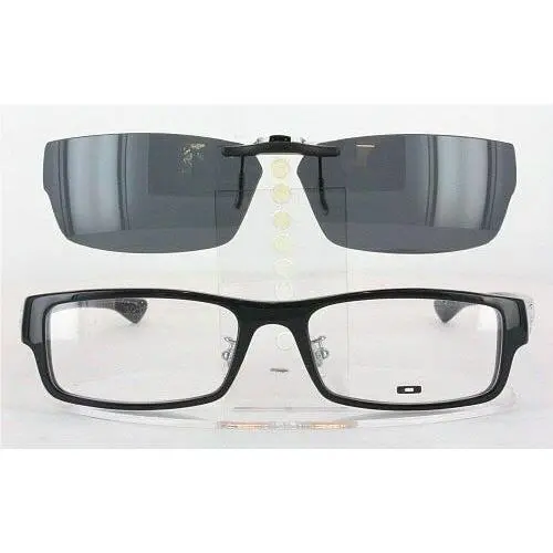 Custom Made For Oakley SERVO-OX1080-55X18 Polarized Clip-on Sunglasses Eyeglass