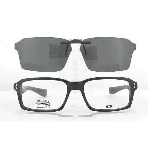 Custom Made For Oakley FAT_CAT-OX1041-54X17 Polarized Clip-on Sunglasses Eyegla