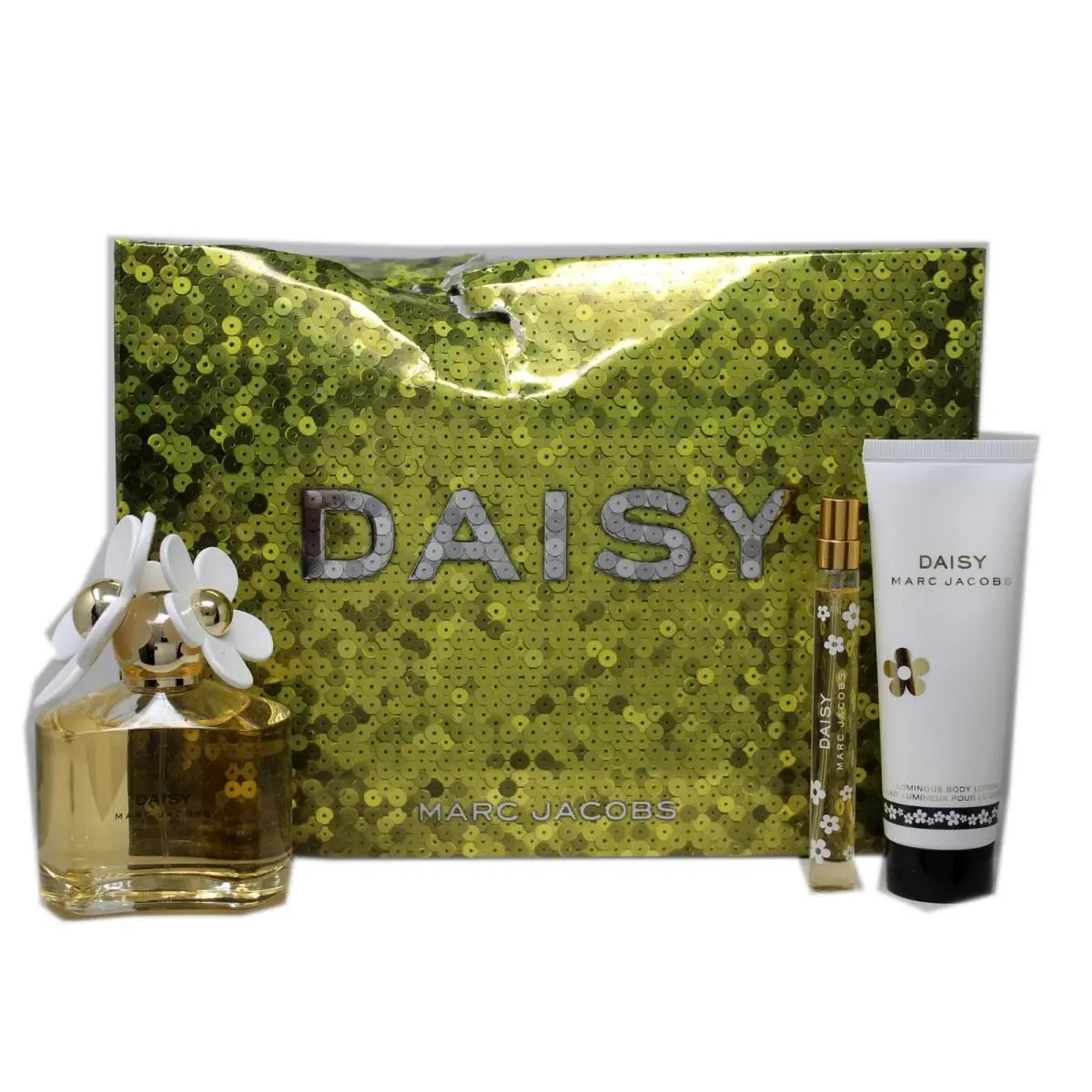 Marc Jacobs Daisy 3 Piece Gift Set For Women Eau DE Toilette Spray 100ML D