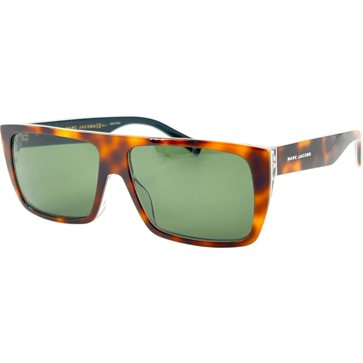 Marc Jacobs Marc Icon 096S Mens Plastic Sunglass 2S0QT Havana Green 57-14 w Case