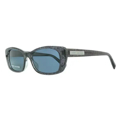 Marc Jacobs Marc 422/S IR 0Y6U Glitter Grey Rectangle Sunglasses - Glitter Grey, Frame: Glitter Grey, Lens: Grey