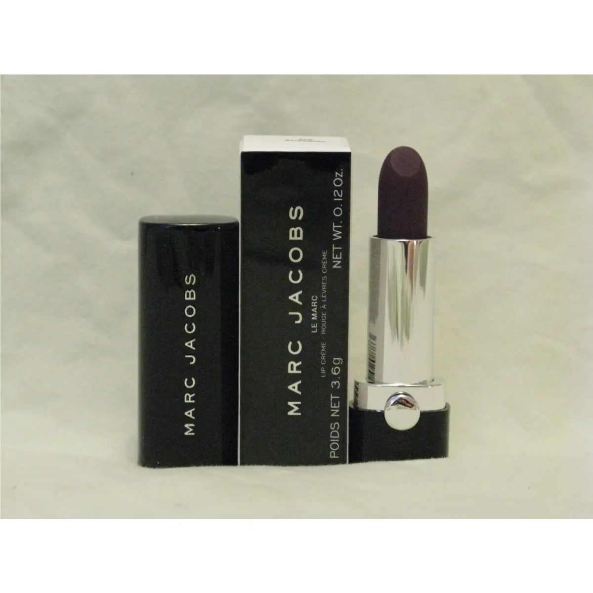Marc Jacobs Le Marc Lip Creme Lipstick `scandal` Intense Deep Plum Full Sz