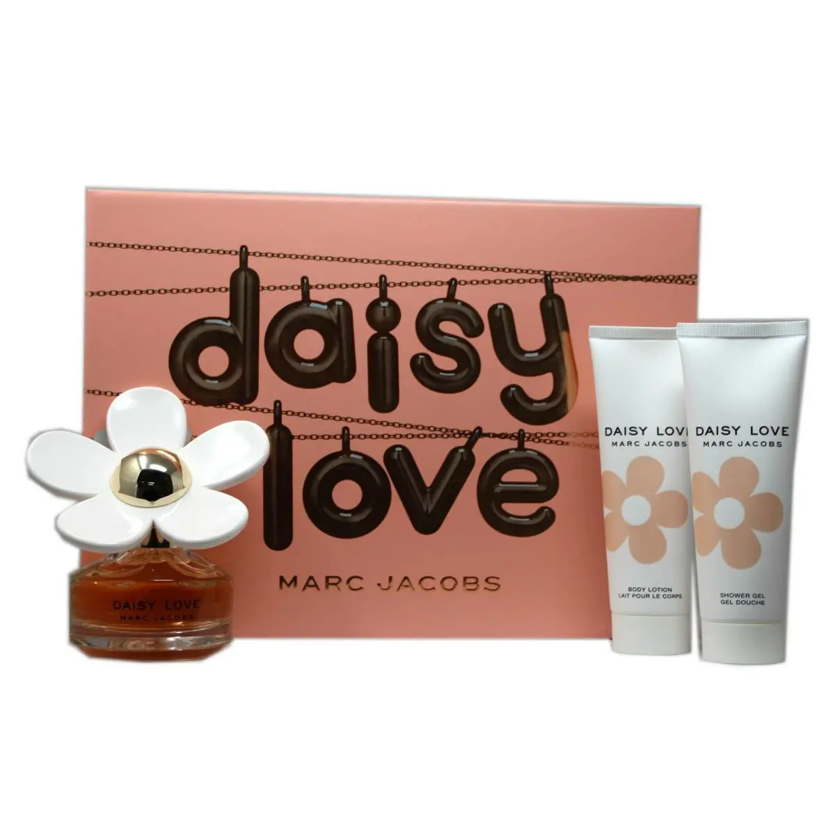 Marc Jacobs Daisy Love 3 Piece Gift Set Eau DE Toilette Spray 50 ML/1.7 Oz. D