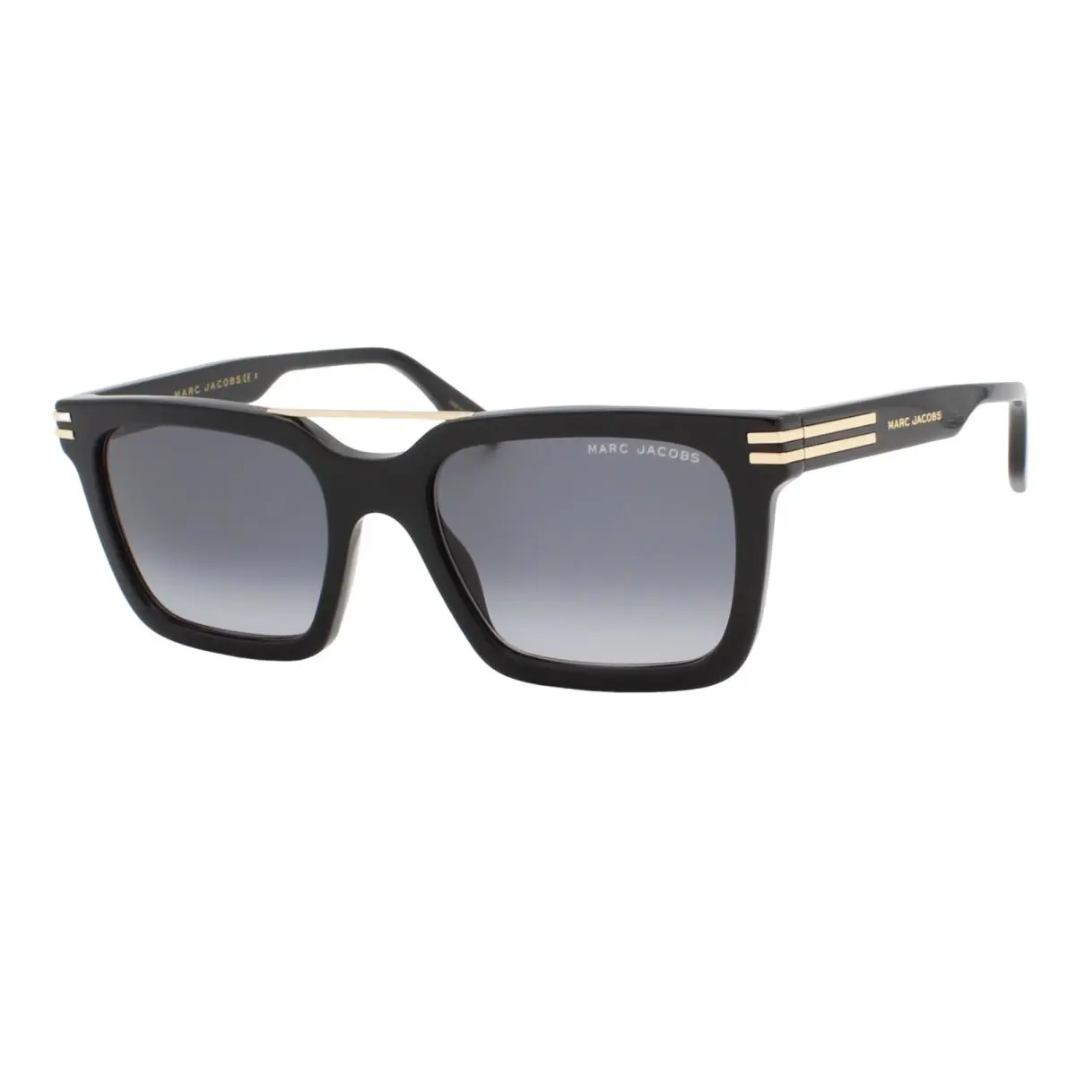 Marc Jacobs Marc 589/S 807 Black Gold Men`s Gradient Sunglasses 54-19-145 W/case