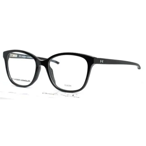 Under Armour UA5013 807 Black Womens Cat Eye Full Rim Eyeglasses 52-17-135 B:40