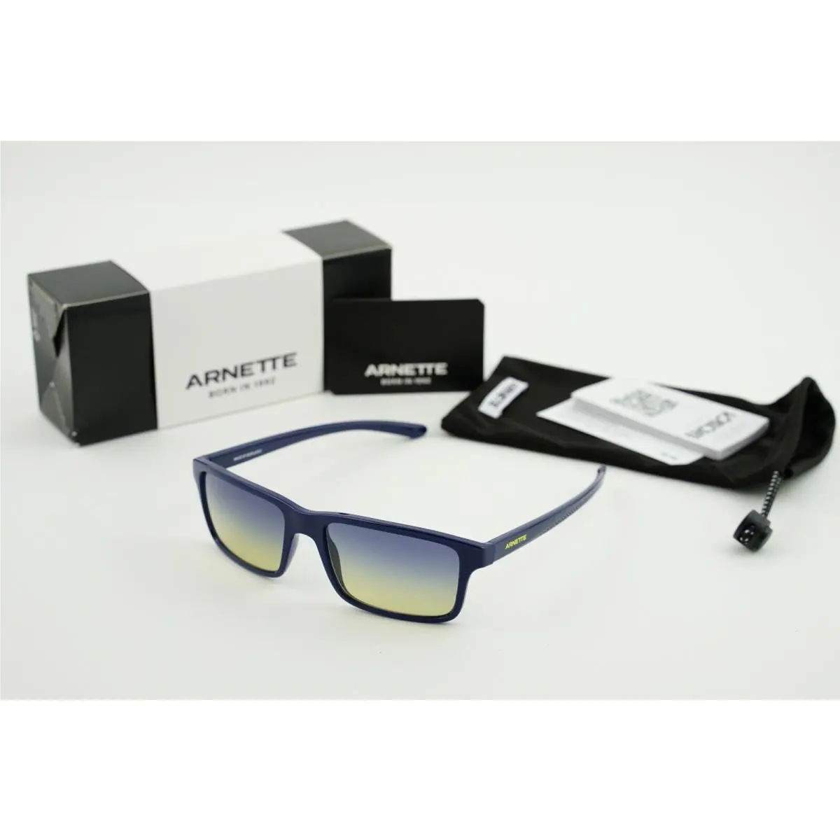 AN 4322 27622A Arnette 57-18-140 2N Polished Blue/clear Fifty Green Blue by Oakley