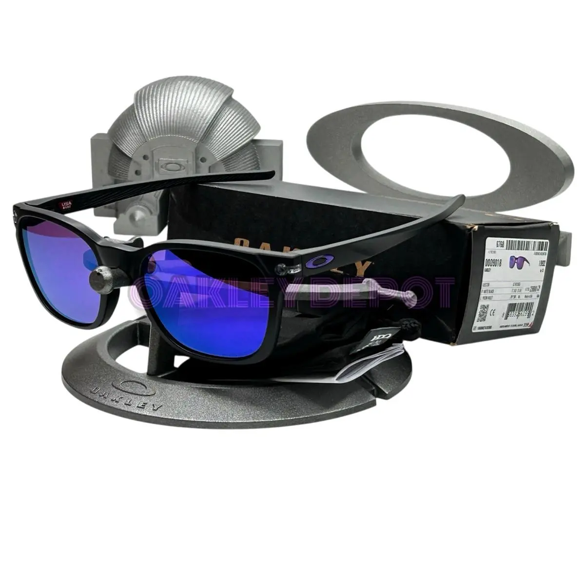 Ojector 009018 Matte Black/prizm Violet Sunglasses 208 by Oakley