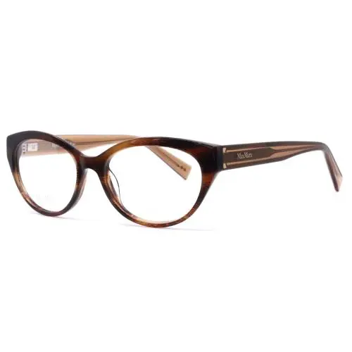 Maxmara MM1227 C7C Brown Womens Cat Eye Full Rim Eyeglasses 52-16-140 B:37