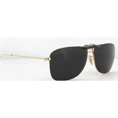 Ray-Ban sunglasses - Ray-Ban 3477-59X15 Polarized Clip-On Sunglasses - Grey, Revo Blue Mirrored, and 12 other lens s to choose: REVO Blue Mirrored