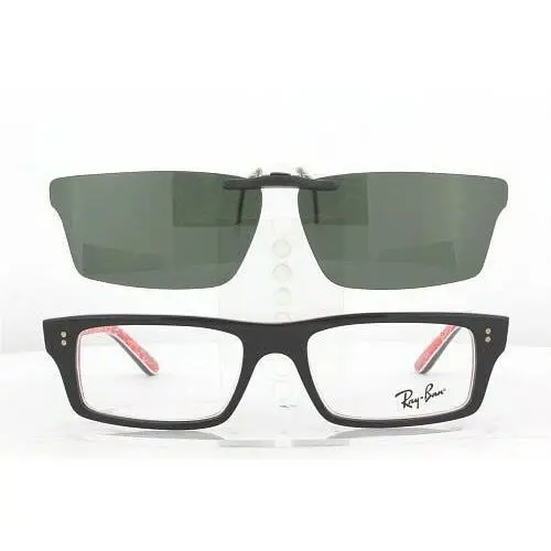 Custom Made For Ray-ban 5237-51X17-F Polarized Clip-on Sunglasses Eyeglasses No