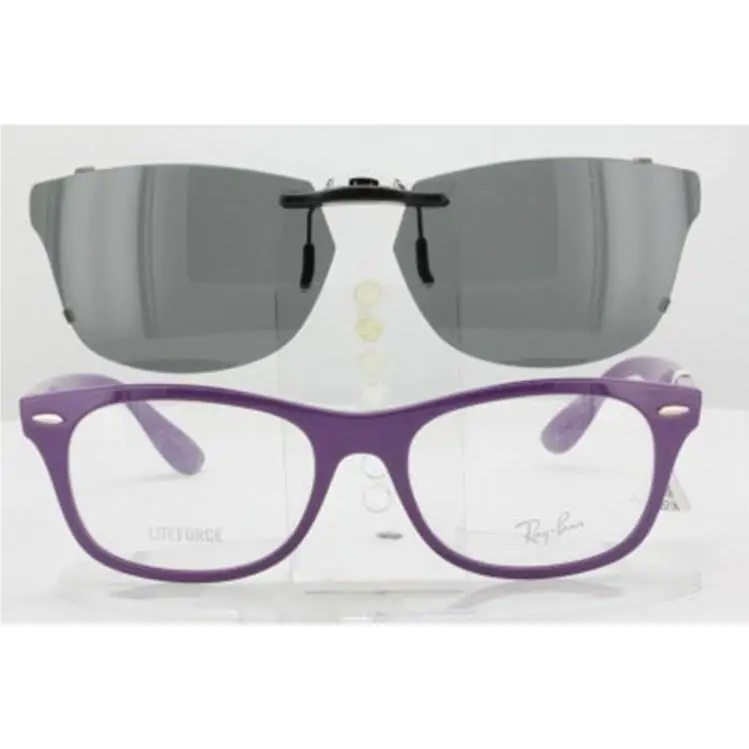 Custom Made For Ray-ban RB7032-55X17-T Polarized Clip-on Sunglasses Eyeglasses