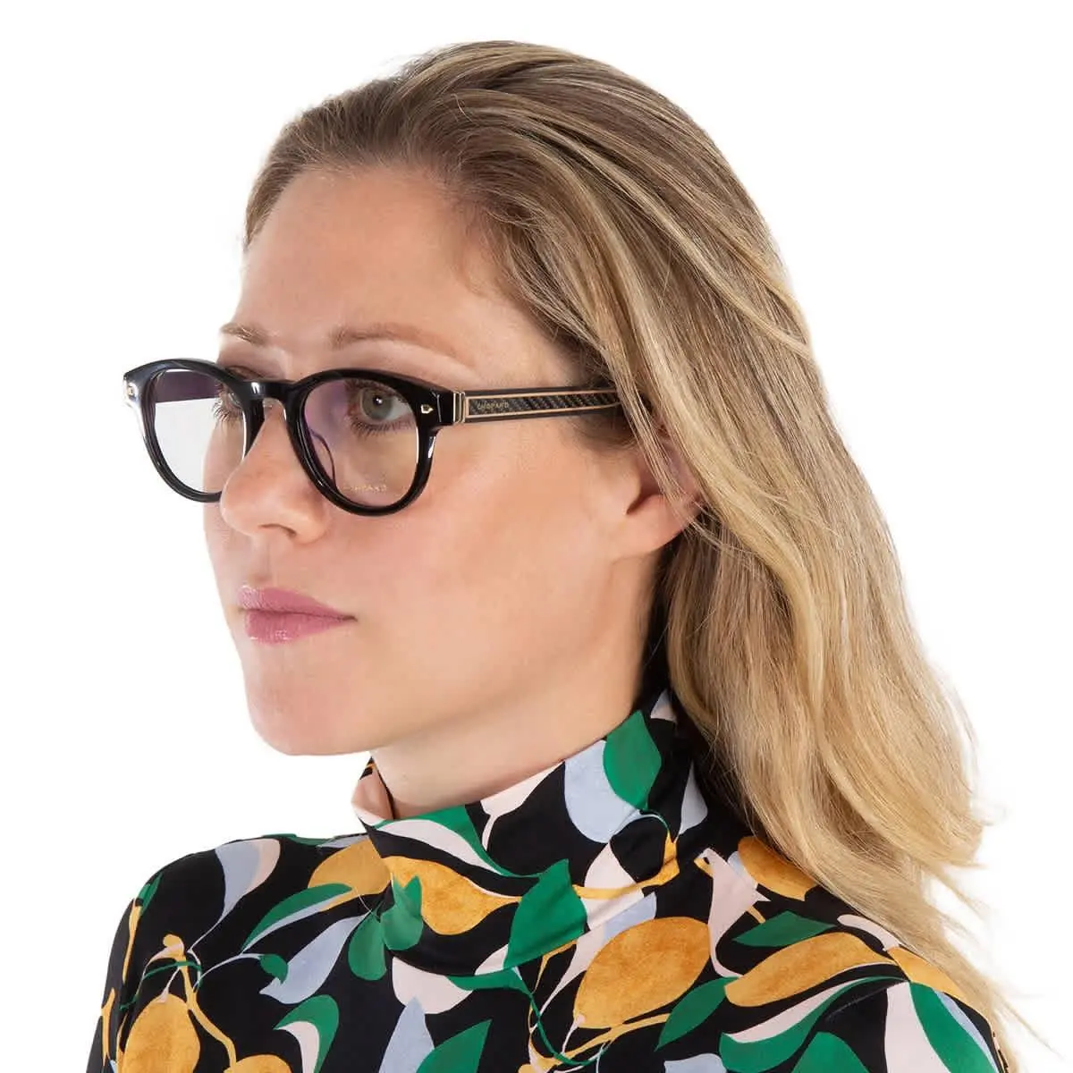 Chopard Demo Oval Unisex Eyeglasses VCH327 0700 49 VCH327 0700 49 - Black, Frame: Black
