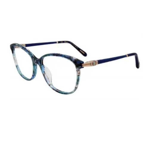 Chopard Eyeglasses VCH255S 09A8 54 Blue /23K Gold Optical Frame 54-16-135