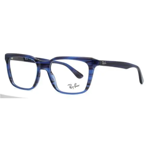 Ray Ban RB5391 8053 Striped Blue Mens Rectangle Eyeglasses 53-18-145 B:40