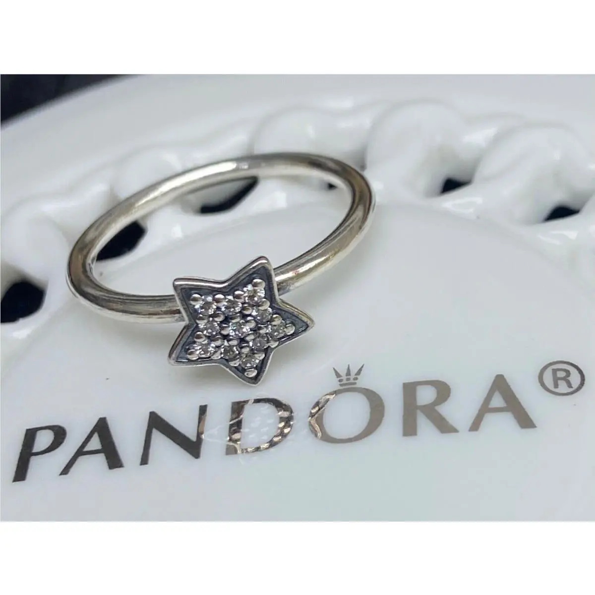 Pandora Pave Star Ring 190891CZ