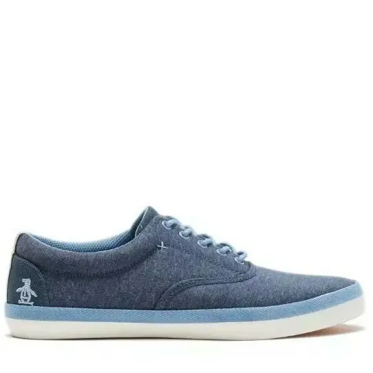 Donovan Sneaker 9.5 Mens Navy Lace Up Casual Shoes Box by Original Penguin