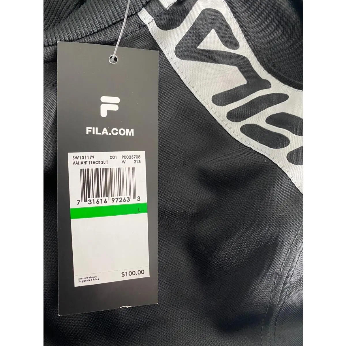 Fila clothing - Black 8