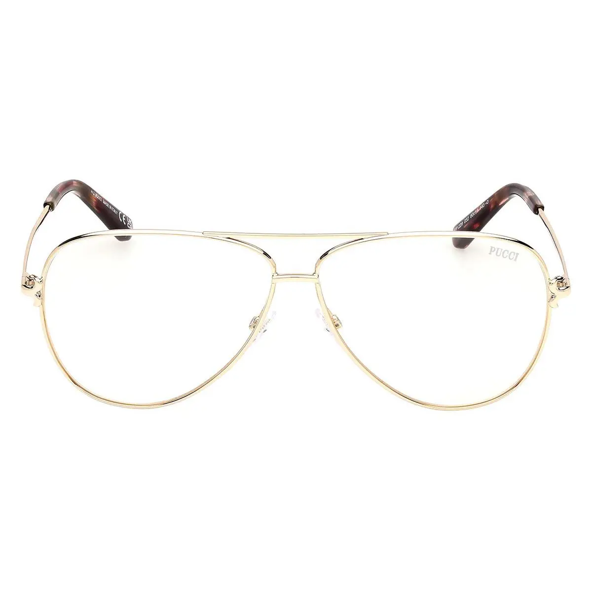 Emilio Pucci EP0229 Sunglasses Female Shiny Pale Gold 032 60mm - Frame: Shiny Pale Gold 032, Lens: Shiny Pale Gold 032