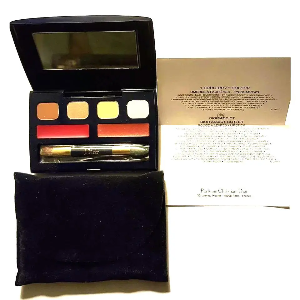 Compact Eye Shadows Glitter Addict W/brush Wand by Dior