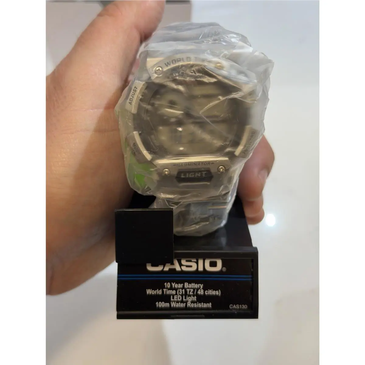 Casio Men`s Classic Quartz Stainless Steel Strap Silver AE-1400WHD-1AVCF Watch