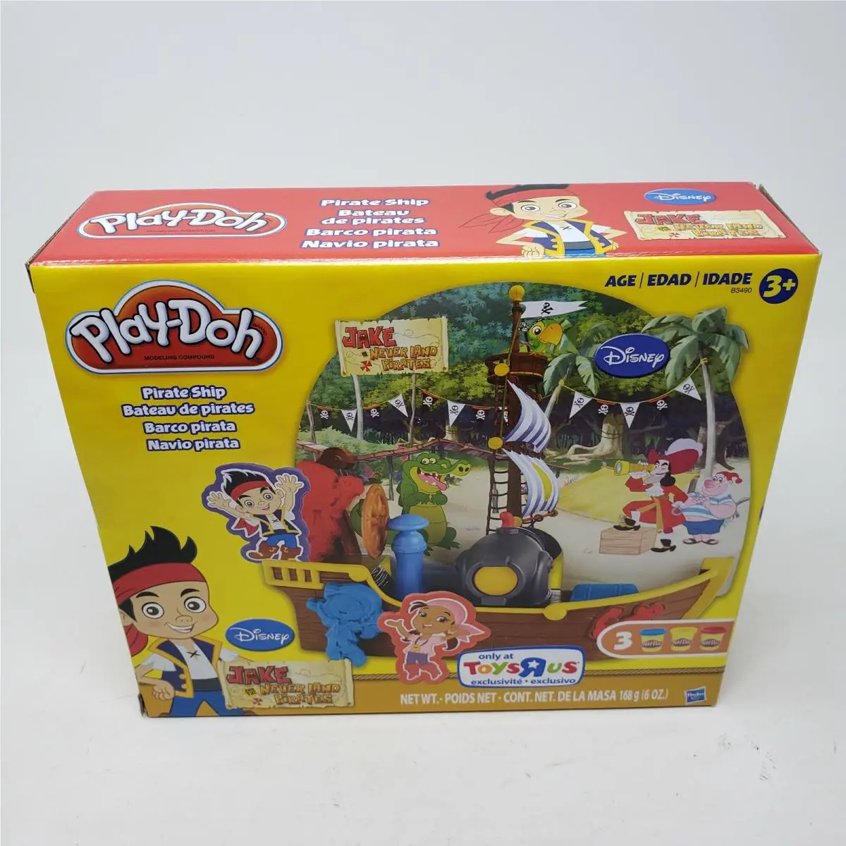 Disney Play-doh Jake and The Never Land Pirates Pirate Ship Toys R Us Exclusive